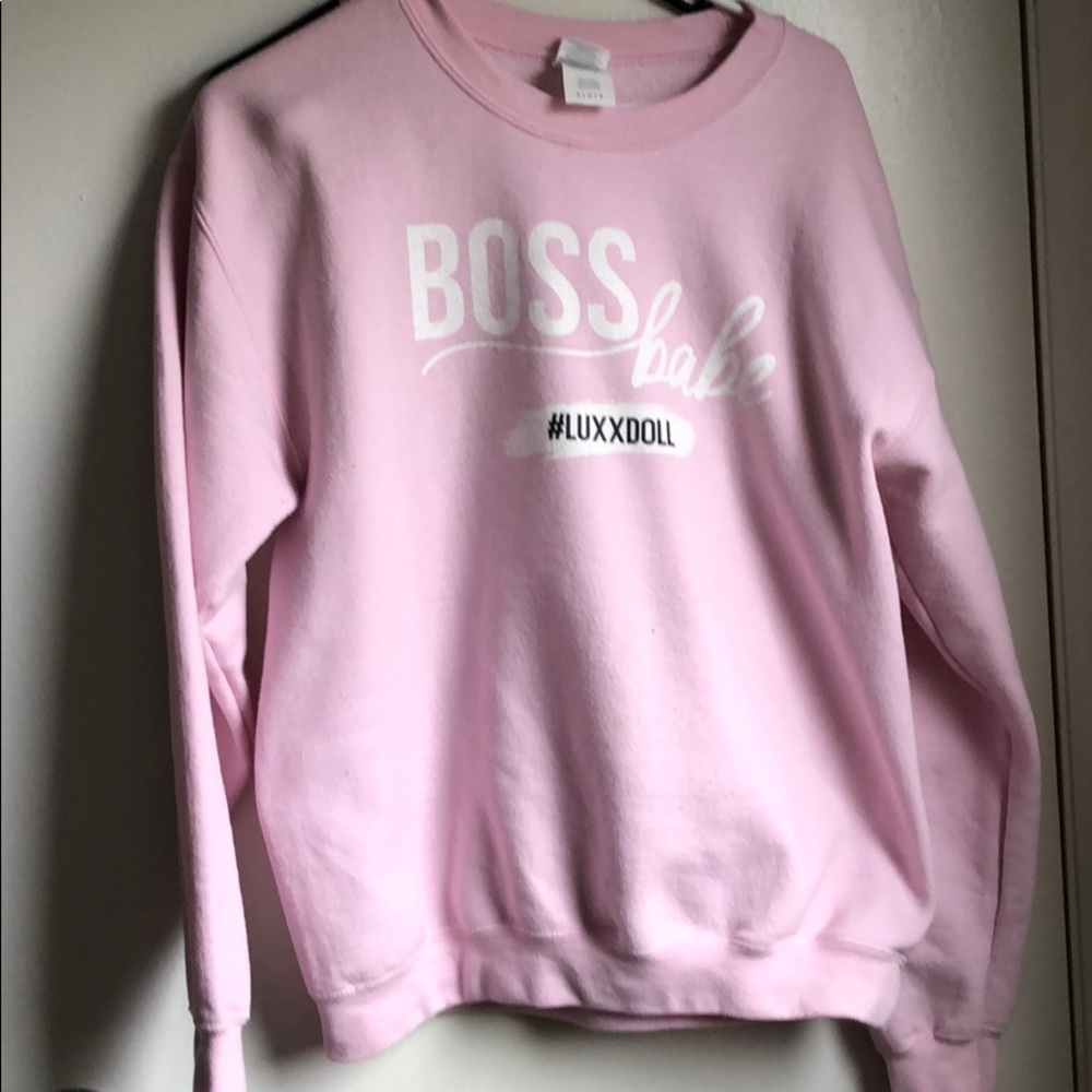 Boss Babe crew sweater